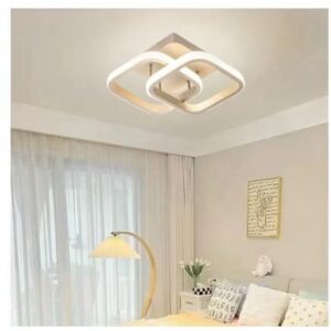 Luminaria teto moderna plafon led 3/1 lustre para quarto